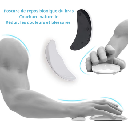 Repose-poignet mobile - base en gel et surface en silicone