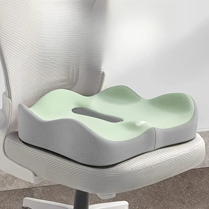 Coussin d'Assise Ergonomique Mousse à Mémoire - Assis Sans Douleur