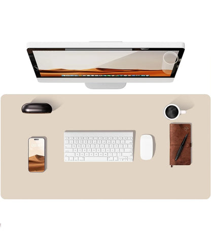 Tapis de bureau XL coloris beige