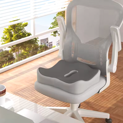 Coussin d'Assise Ergonomique Mousse à Mémoire - Assis Sans Douleur