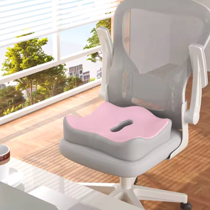 Coussin d'Assise Ergonomique Mousse à Mémoire - Assis Sans Douleur