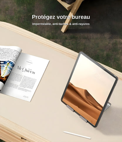 Tapis de bureau XL - finition bords cousus sur toute la périphérie