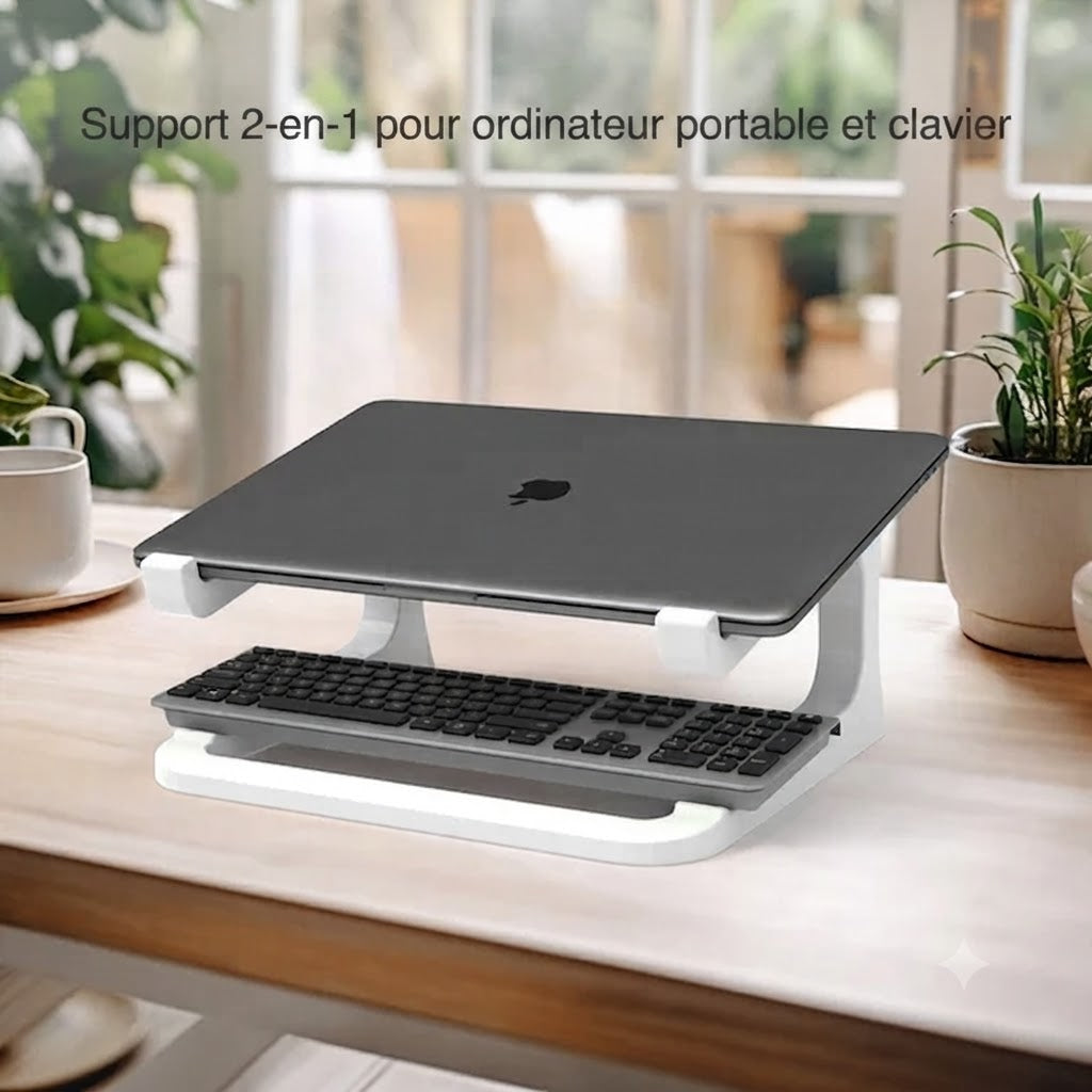 Support Ordinateur Portable Aluminium - Hauteur des Yeux, Enfin