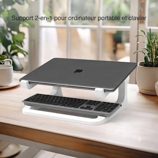 Support Ordinateur Portable Aluminium - Hauteur des Yeux, Enfin